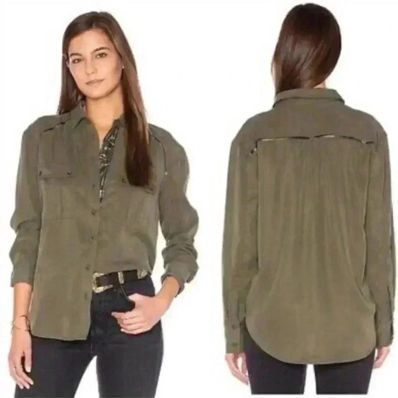 Free people off campus  metallic details shirts - Picture 2 of 10